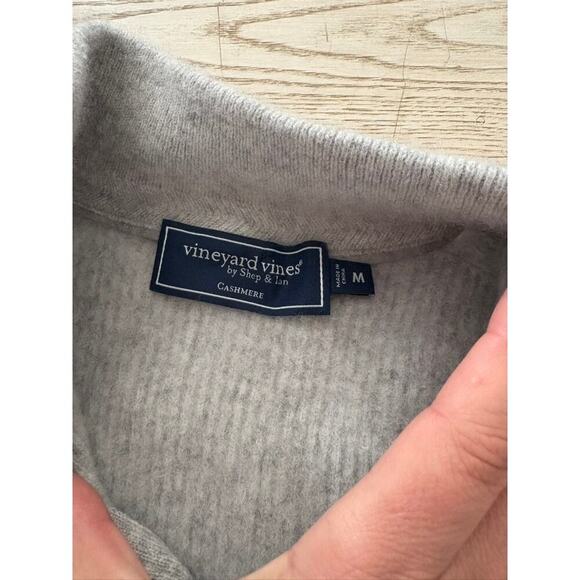 Vinyard Vines Cashmere Quarter-Zip - Small Flaw $248 - Picture 3 of 8